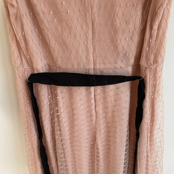NWT Talbots Sleeveless Lace Midi Dress Peach - Picture 4 of 11